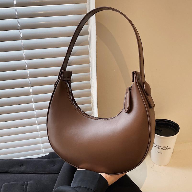 2024 New Spring Vintage Bag Women Fashion Casual Shoulder Bag Urban Simple Pu Crossbody Bag