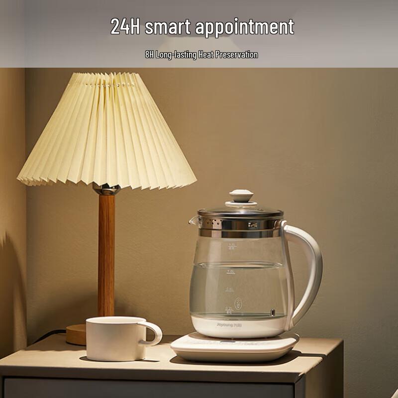 Joyoung 1.5L Smart Glass Health Tea Kettle K15F-WY155 CN plug (adapter included)