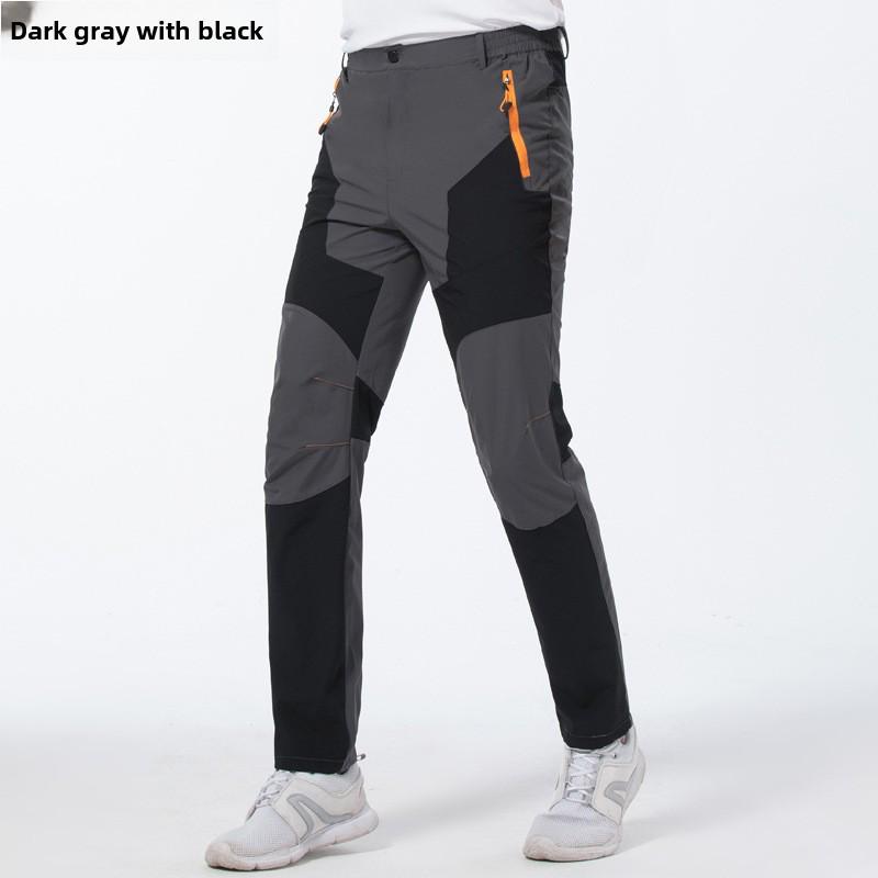 Pánské nepromokavé strečové horolezecké kalhoty – Větruodolné, Odolné proti oděru, Rychleschnoucí a Prodyšné.