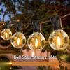Waterproof G40 Solar Garden String Lights for Outdoor Decoration and Camping