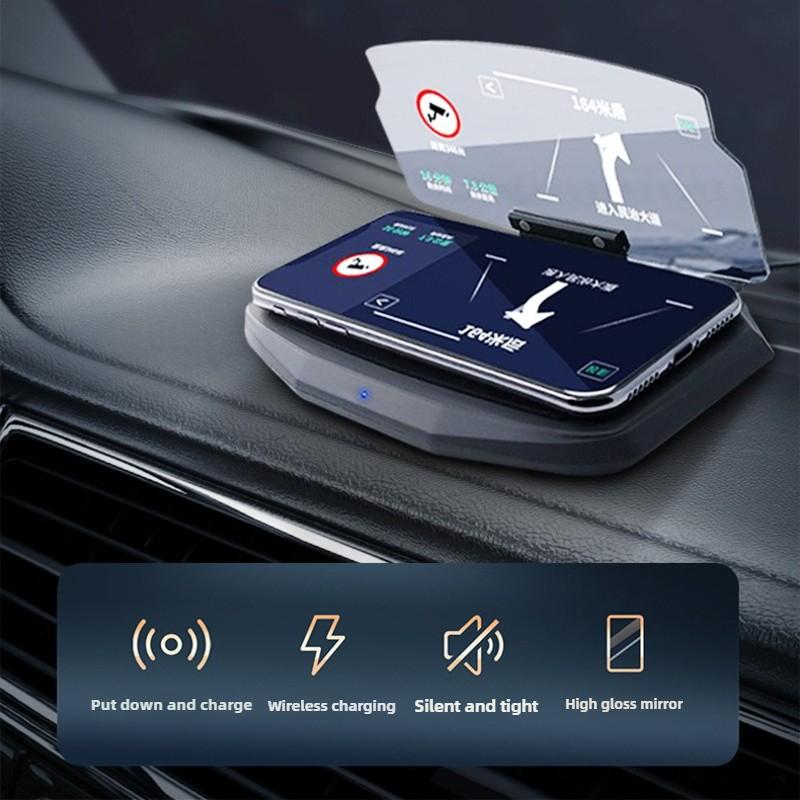 Автомобільний спідометр Бездротова зарядка HUD Проекційний дисплей Цифровий спідометр Проектор Транспортні засоби Авто Електроніка Аксесуари