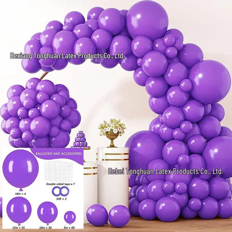 Conjunto de Balões Macarons Matte e Metálicos para Decorações de Festa de Aniversário Multicena