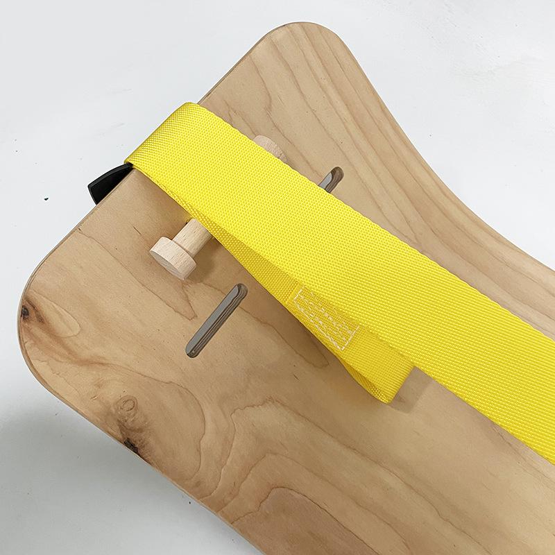 Maple Wood Flat Balance Board for Yoga and Ski Training