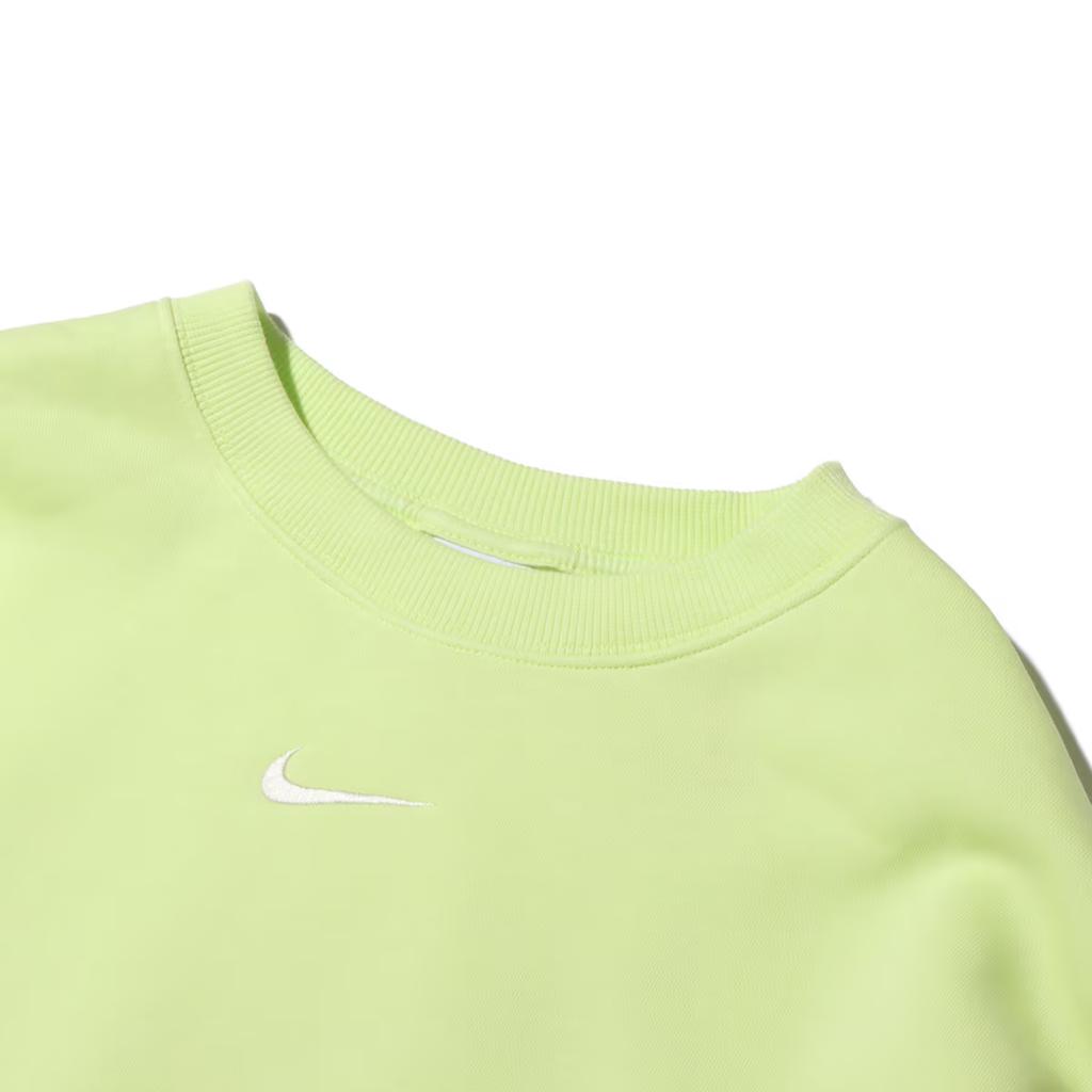 New Nike Sweatshirt Women's Light Lemon DQ5762-736