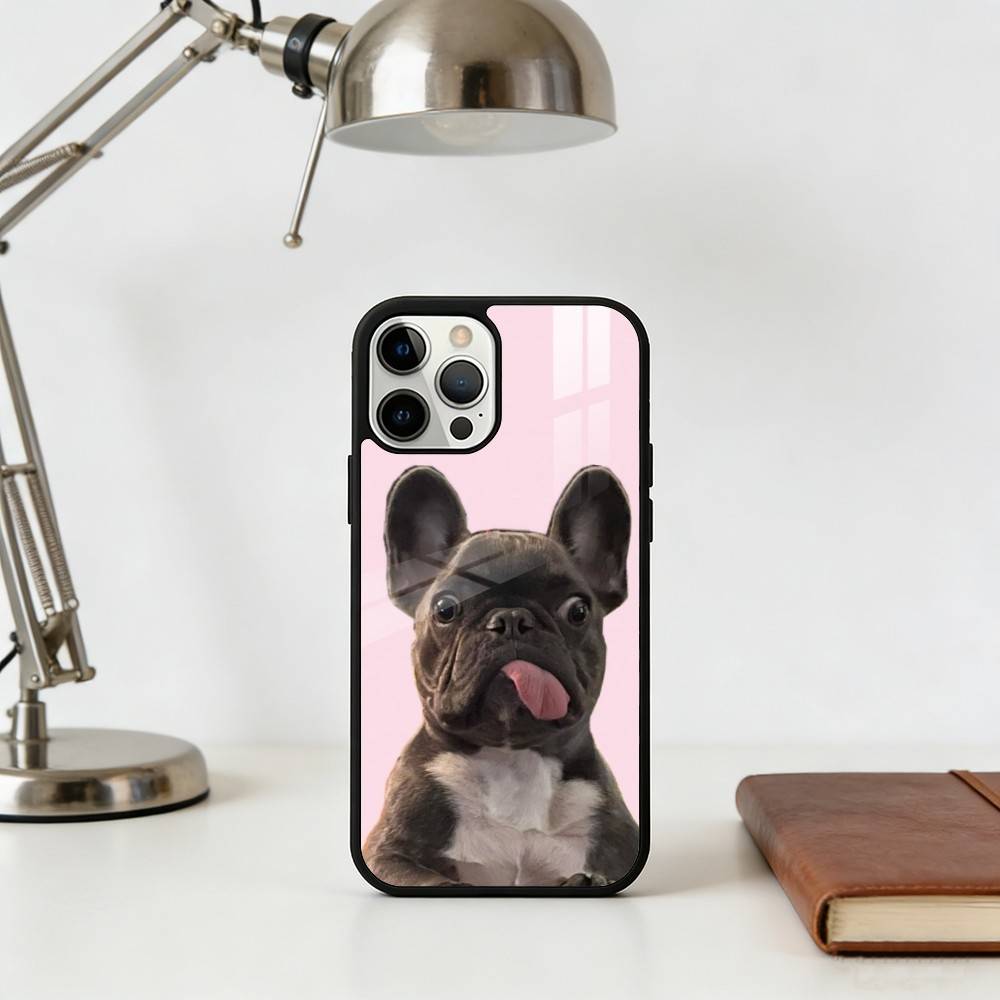 

F-Frenchies French Bulldog Dog Phone Case For iPhone17,16,15,14,13 Plus,Pro Max Magnetic For Magsafe Wireless Charging iPhone17