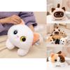 Siamese Cat Stuffed Animal Plush Toy With Ultra Soft Short Pile For Kids Room