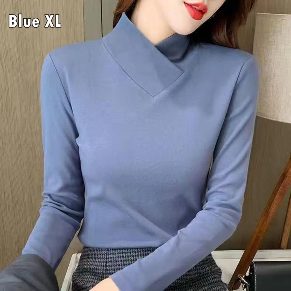 Fleece Wearing Inside Thermal Underwear Long Sleeve Women's Fleece T-shirt Cold Weather