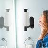 Stainless Steel Toilet Paper Holder Kitchen Washroom Adhesive Toilet Roll Holder Stick on Wall Loo Roll Holder Gifts