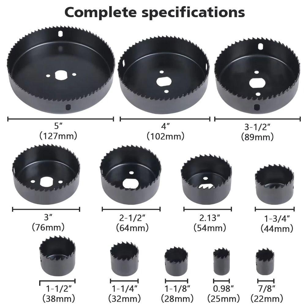 Woodworking Hole Opener Bit 19-127 mm Size Wood Cutter Board Cutter Drilling Machine