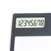 Solar Powered Calculator Touch Screen 8 Digit LCD Display Portable Transparent Calculator for Office