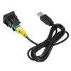USB   Cable Adapter CD Player Radio Wire Cable Replacement for     130cm