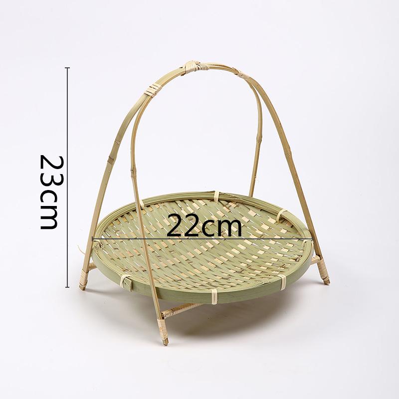 Handmade Bamboo Multi-Layer Storage and Serving Basket
