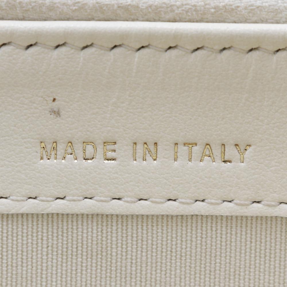 Chanel Deauville ChainShoulder Shoulder Bag A84415 2-way Clutch White Tweed Women Used