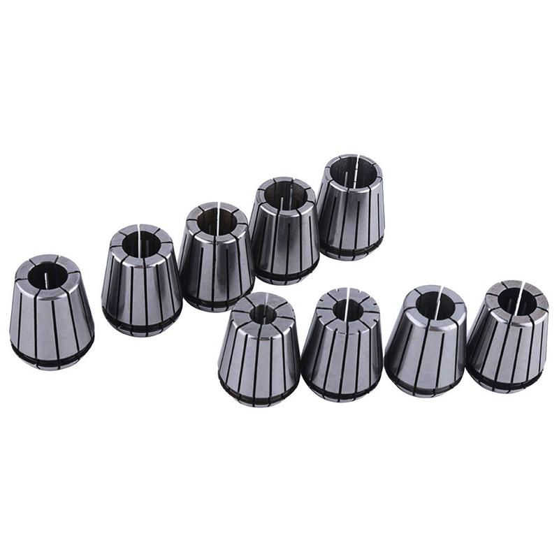 ABWR-9Pcs ER32 Spring Collet Set For CNC Workholding Engraving Machine And Milling Lathe Tool 2/4/6/8/10/12/16/18/20Mm