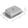 KINGHOFF KH-1462 STEEL BUTTER DISH