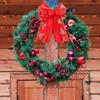 Double Christmas Bow Gift Box Decorations, Window Christmas Tree Wreath Door Pendant Christmas Props