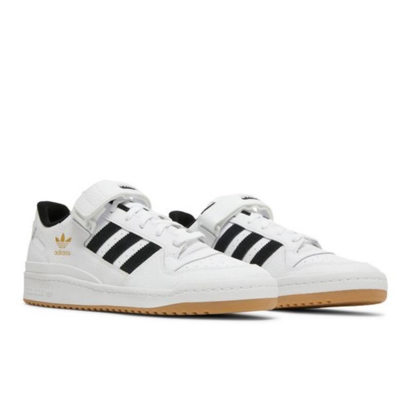 adidas Forum Low White Black H01924 EU 36.5 чёрный/белый