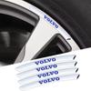 4 Stück Auto-Felgenaufkleber Auto-Reifenemblem Dekor Aufkleber Zubehör für Volvo S60 S80 S90 C30 XC40 XC60 XC70 XC90 V40 V60 V90