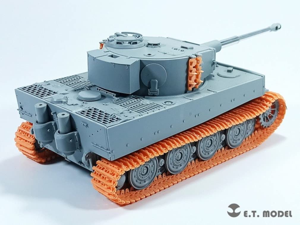 Model World War II German Tiger I Type Model Movable Track Plastic Model Parts E.T. 1/35 Later/Final (3D) P35-003