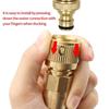 2pcs Brass Connectors Hose Repair Adapters for Multifunction Garden Hose Application
