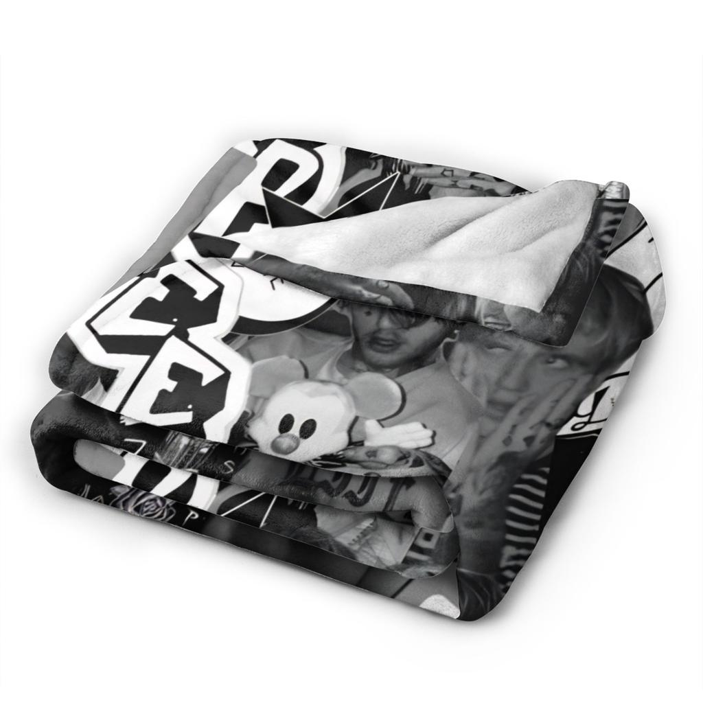 Lil Peep Cool Rapper Blanket Super Soft Warm Throw Blankets for Couch 50x60 Inch Multiple Sizes Quilt