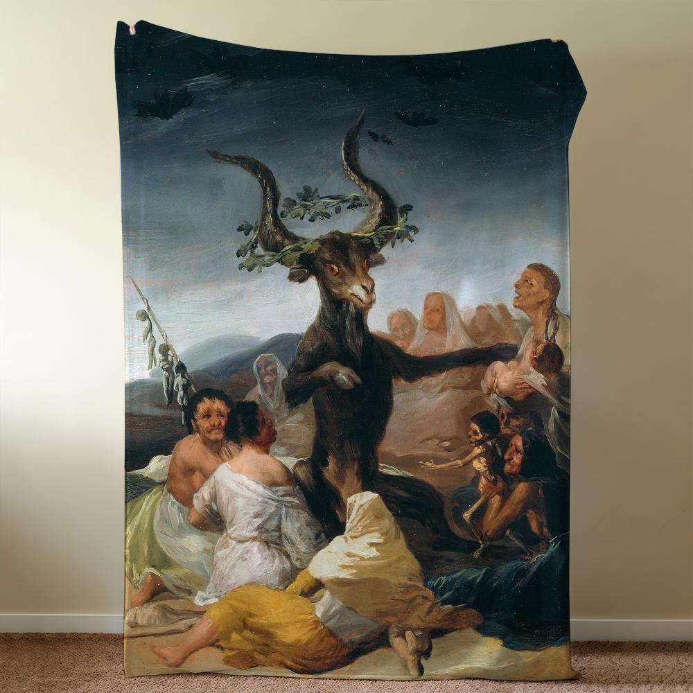 Spain Francisco Goya Art Blanket Throw Super Cosy Plush Living Room Sofa Couch Childish Birthday Gifts