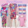New Cross-border Movie Barbie Cos Costume For Barbie Ken Punk Style Jacket Moisture-wicking Fabric