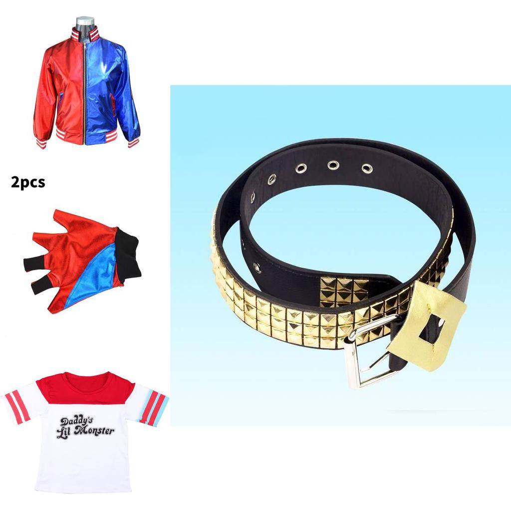 Suicide Squad Harley Quinn Cosplay Costume For Adults And Kids With Polyester Fabric For Role Play