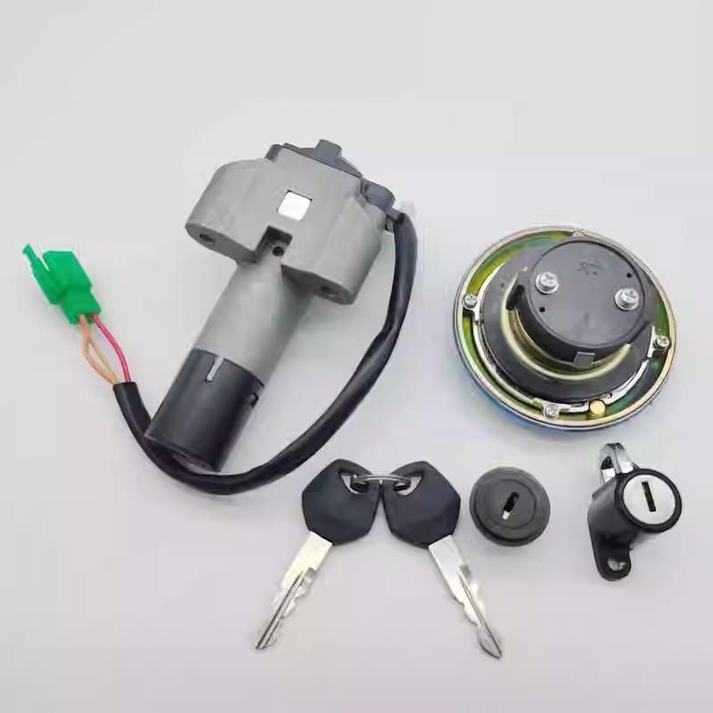 Hanjue GR150 Motorcycle Lock Set: Main Switch, Ignition, Fuel Cap & Key