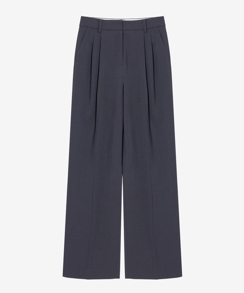 MIND BRIDGE WOMEN [W][Couture] Double-Pleat Wide Slacks - 2 Colors