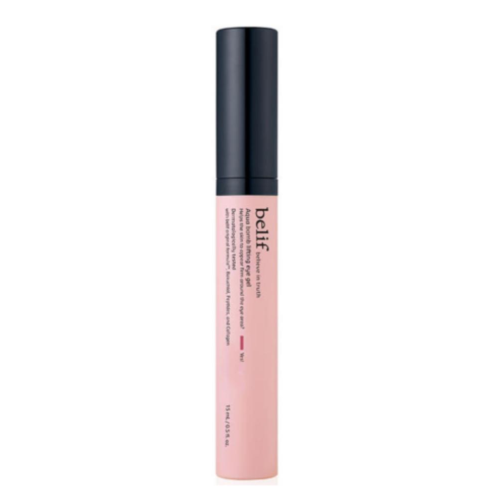 belif Aqua Bomb Lifting Eye Gel 15ml - Refreshing Cooling & Firming Eye Treatment for Smooth Under-Eyes