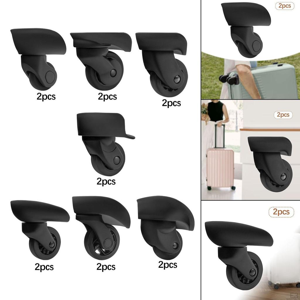 2 Pieces Luggage Replacement Wheels,Luggage Travel Casters Suitcase Caster