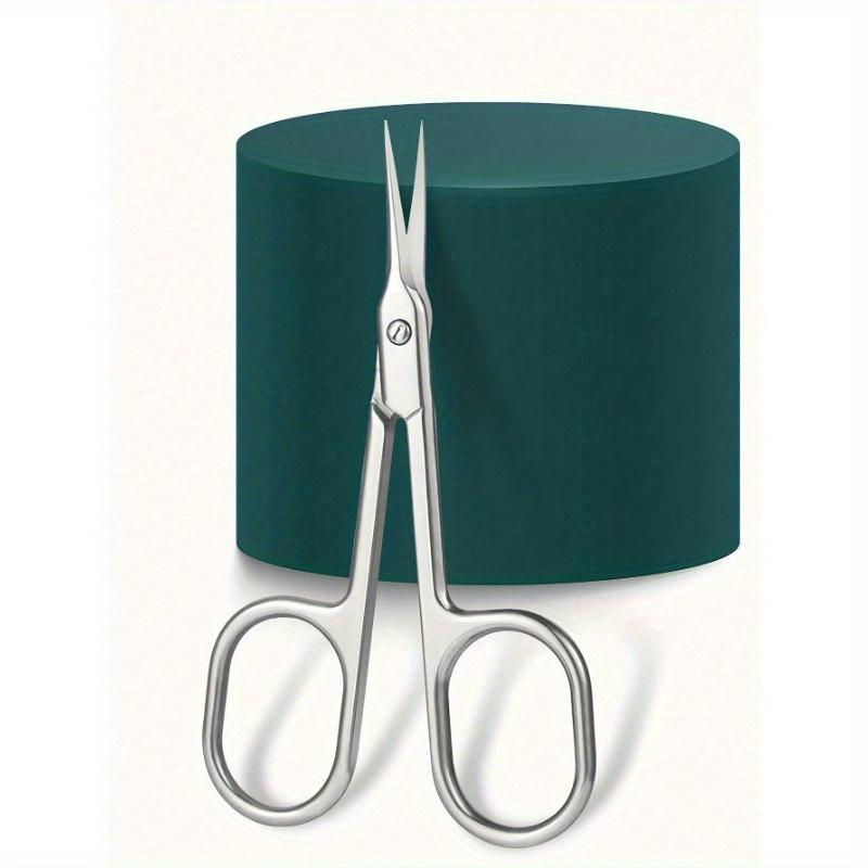 1pc Stainless Steel Straight Beauty Scissors For Facial Hair, Manicure, Nail, Moustache, Eyebrow, Eyelash, Nose, Ear, Cuticle Grooming Kit