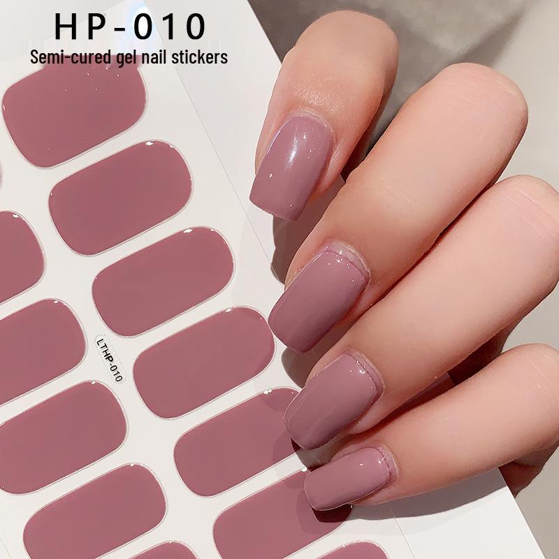 

Водонепроницаемые УФ-гель-наклейки для ногтей второго поколения - Полное покрытие, Стойкий кремовый стиль