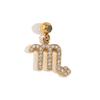 MamacitaSlay Classic Sparking Zodiac charms diy charms for jewelry making Necklace bracelet charms stainless steel charms