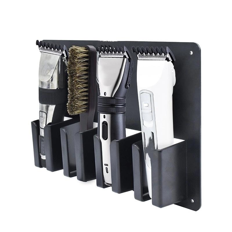 Wall Electric Clipper Rack Hair Trimmer Shaver Holder Mounted Hair Dryer Barber Storage Box Salon Practical Tool