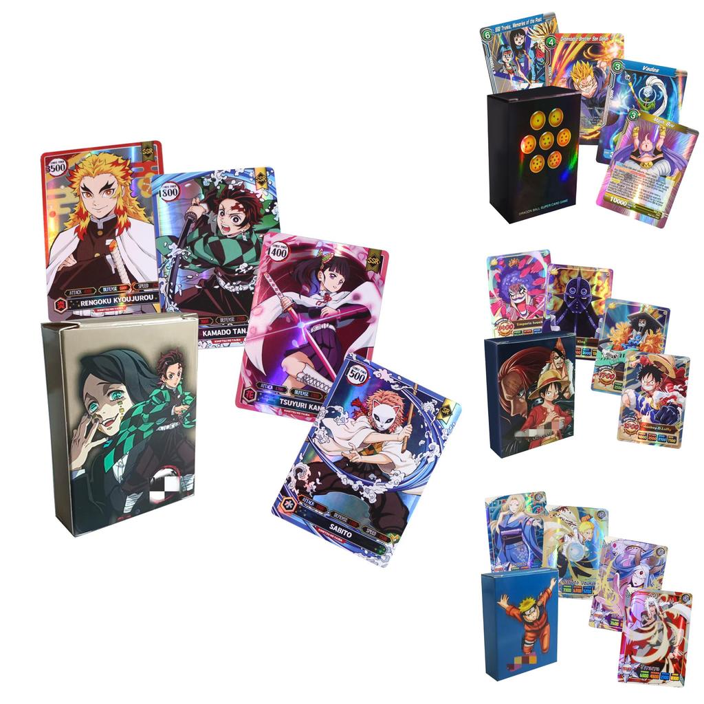 Carte Flash Collezionabili di Naruto con Design Vivace per Appassionati di Giochi