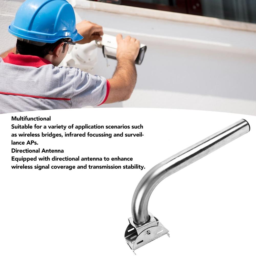 Pole and Wall-Mounted Antenna Mounting Bracket Adjustable J-Pole Antenna Mast  CPE Client Bridge