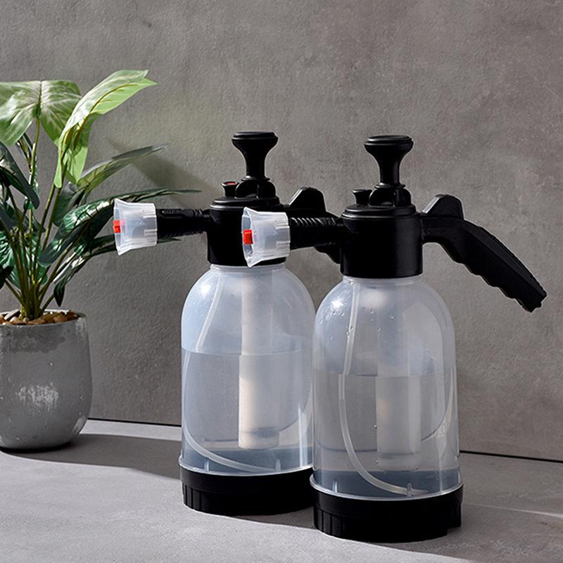 2L Hand Pump Foam Sprayer Pneumatic Washer High Pressure Foam Car Wash Spray Bottle Car Window Cleaning Tool