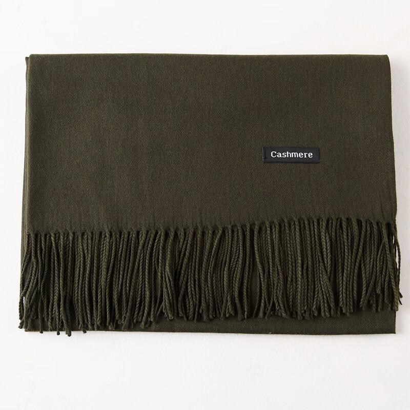 DUTRIEUX Winter Faux Cashmere Tassel Scarf Shawl