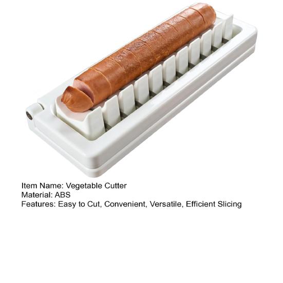 Sausage Cutter Vegetable Slicer for Eggs Bananas Strawberries Stainless Steel