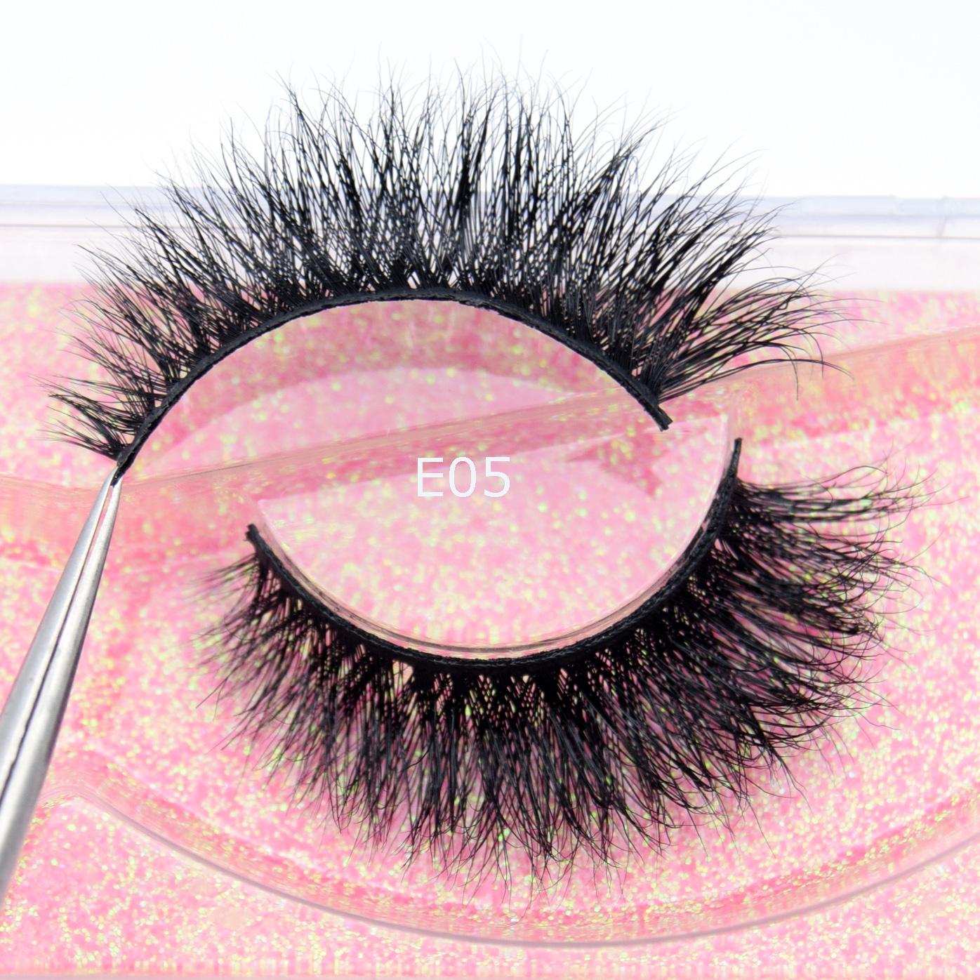 Visofree Норковые ресницы 3D Норковые ресницы Толстые ресницы ручной работы Полные — фото 12