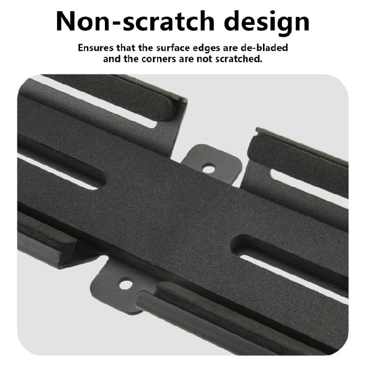 Sturdy Bike Speaker Holder Mount Bracket Galvanized Steel Fixing Base with EVA Cushioning for Enhancing Durability