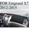 FOR Emgrand X7 2012-2015 Car Dash Mat Dashmat Dashboard Cover Sun Shade Dash Board Cover Carpet Accessories