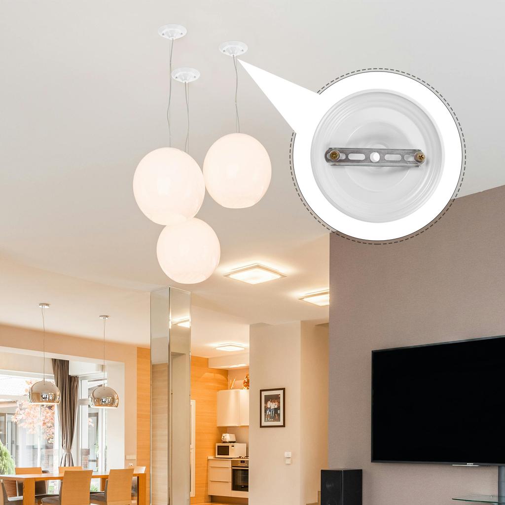 Vintage Ceiling Light Cover Plate Easy Install Canopy Fixture Home Office Commercial Ceiling Lamp Fittings