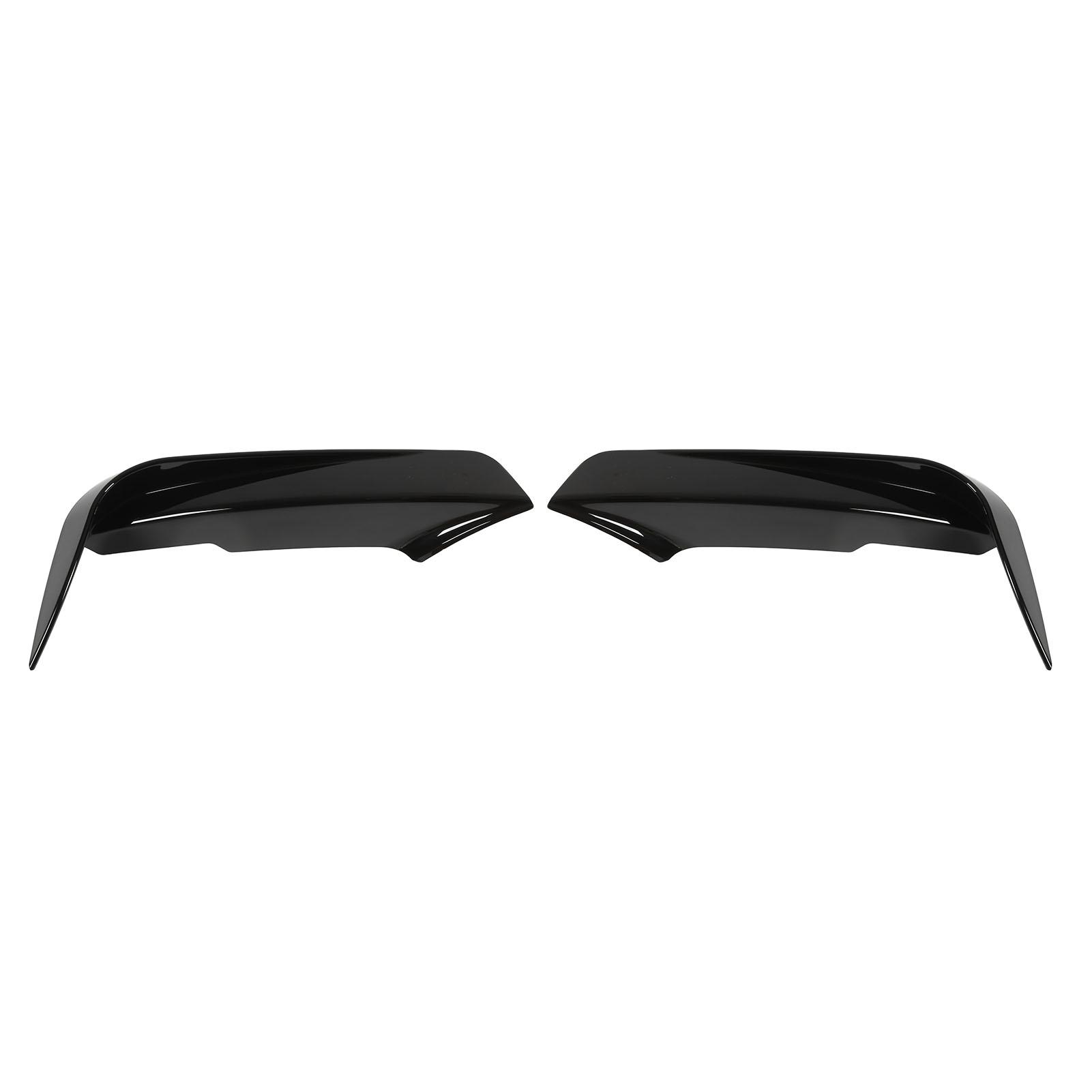 

2pcs Front Bumper Vent Canard Splitter Left Right ABS Wind Knife Replacement for 3 Series F30 F31 F3 320i 328i M Sport