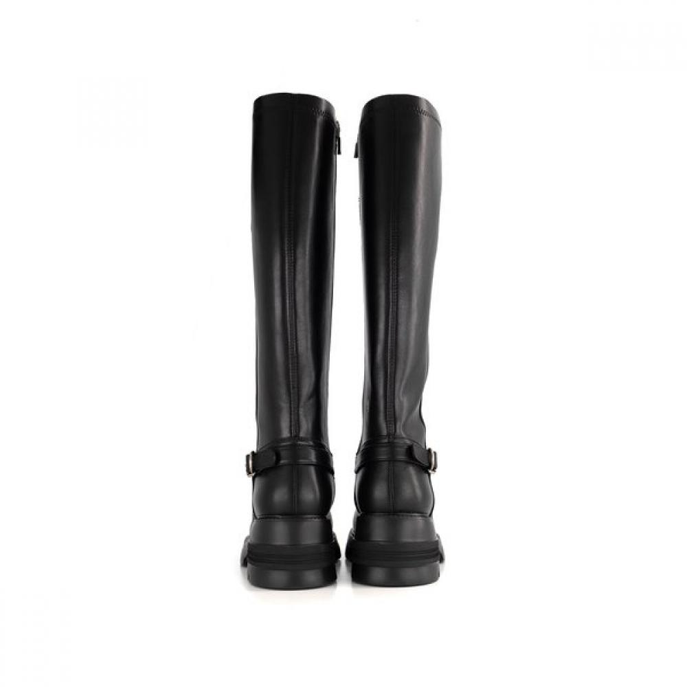 SODA Women S Wide Fit Chunky Sole Long bootS Arh502 kS10  5cm 