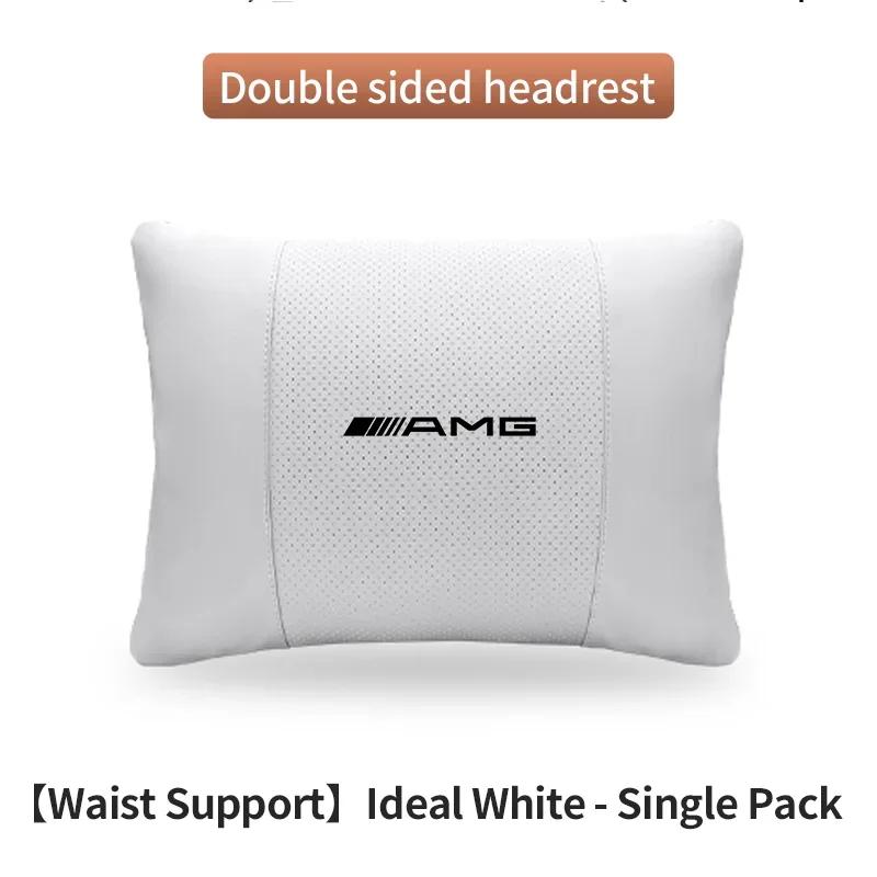 Car Sticker Car Headrest Neck Support Lumbar Rest Cushion Neck Pillow For Mercedes-Benz AMG A C E S V Class Sprinter GLC ML SLK