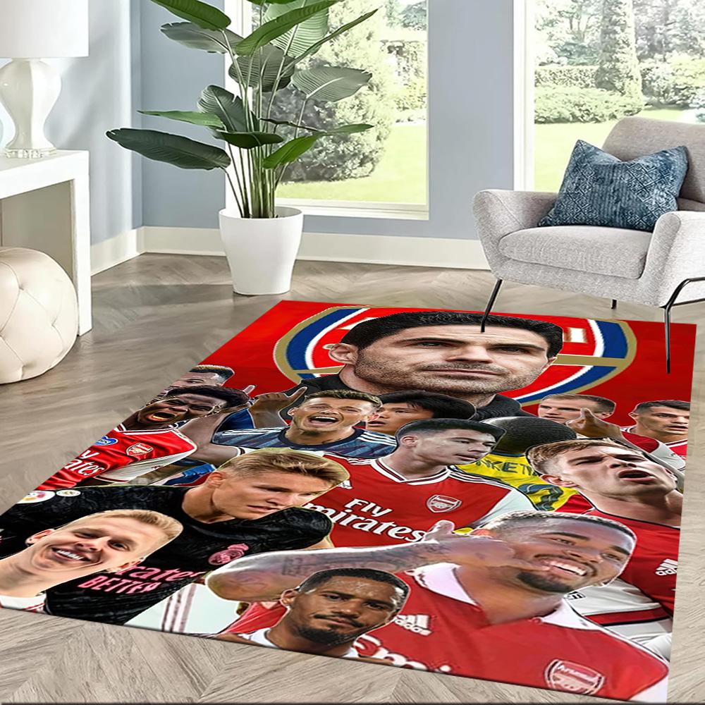 Arsenal Floor Rug Office Rug Perfect for Decorate Room Hallway Entryway Bedrooms Anti-slip Rug Anime Office Decor Perfect Gift for Friends & Family