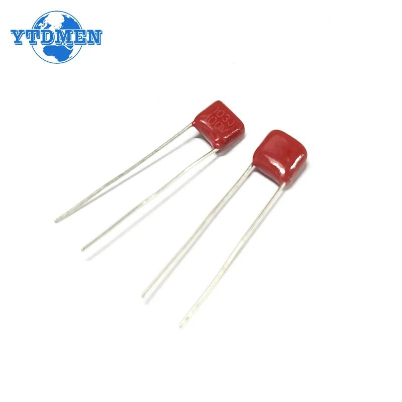 20 Stück 100V CBB Polypropylen-Folienkondensator 103 104 154 223 224 333 334 393 473 474 10nF 39nF 100nF 220nF 470nF Kapazitäts-Kit